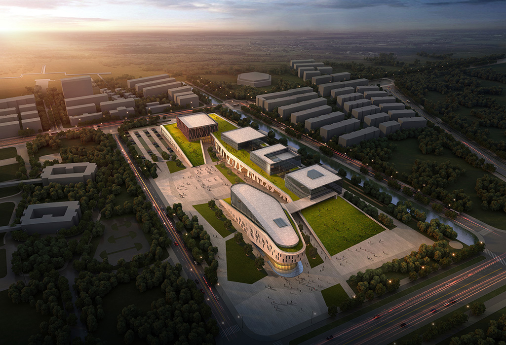 南通市通州區城市展覽館、市民中心、體育中心工程