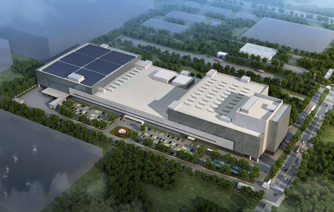 康寧10.5代玻璃基板生產線廠房工程