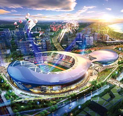 葫蘆島市龍灣中央商務核心區（龍眼島）體育中心、文化中心工程