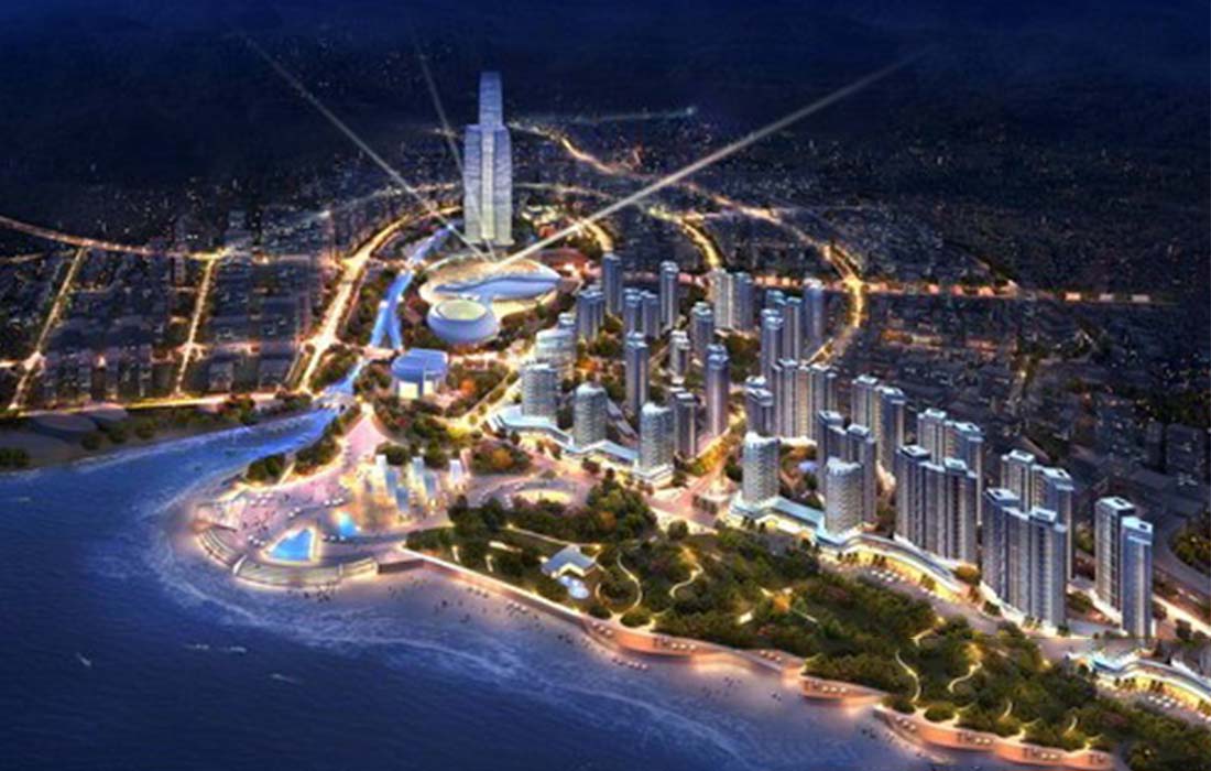 葫蘆島市龍灣中央商務(wù)核心區(qū)（龍眼島）體育中心、文化中心工程